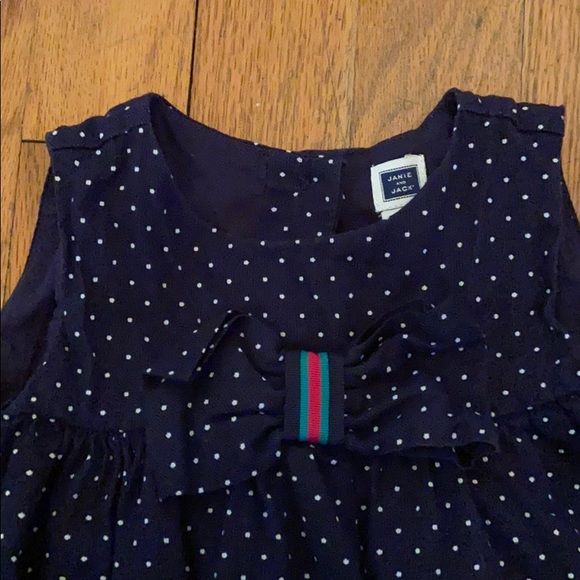 Janie and Jack Polka Dot Dress (6-12 months) - Picture 3 of 4